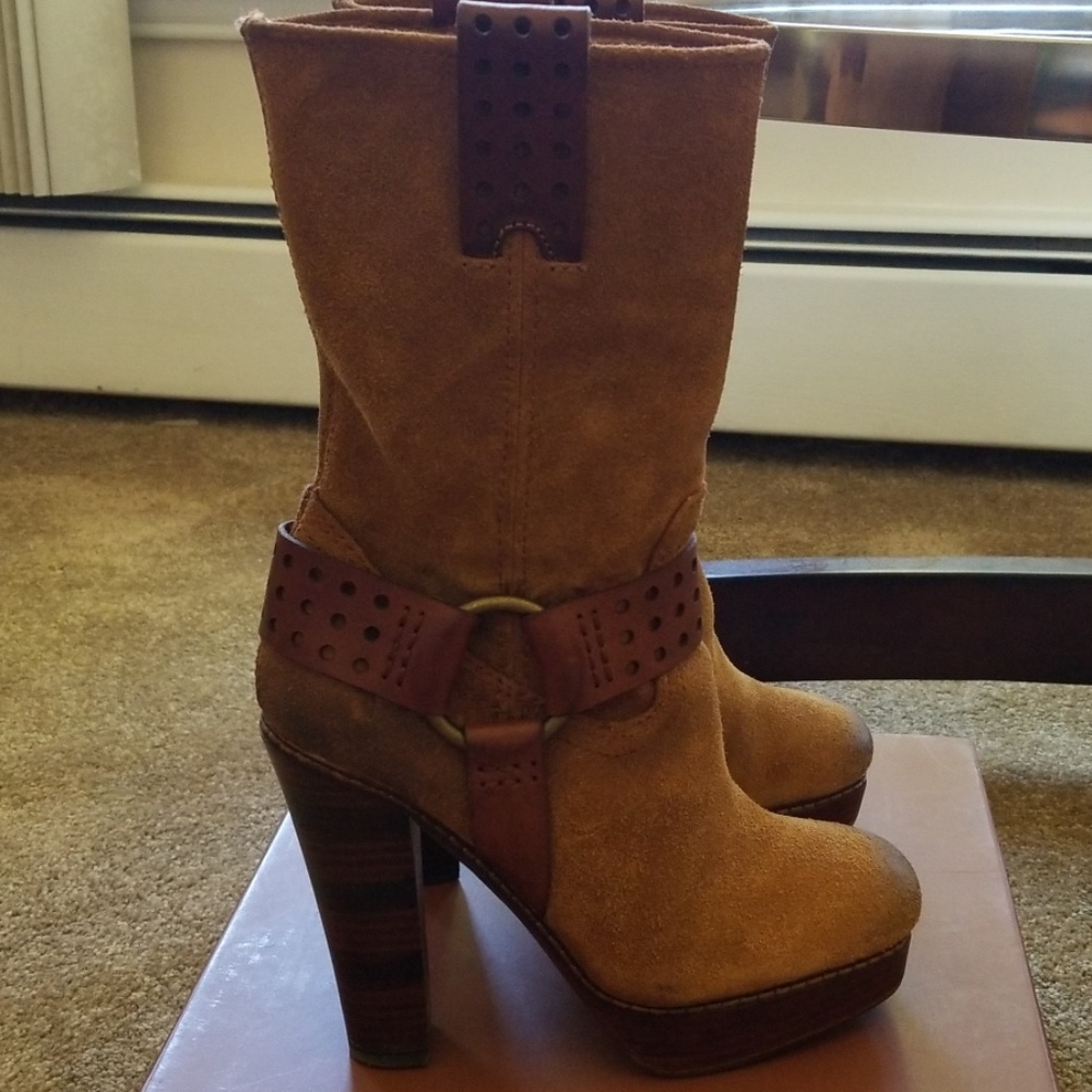 FRYE HARMONY SHORT TAN